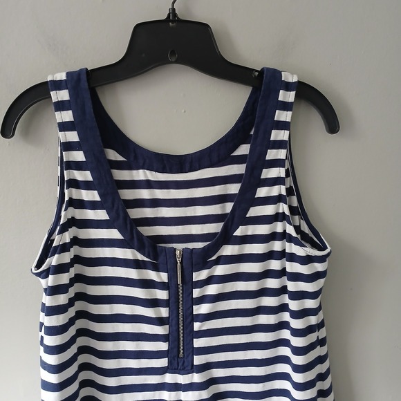 Tommy Bahama Womens‎ Size Large Striped Dress Nautical Coastal Beach Sleeveless - Picture 12 of 16